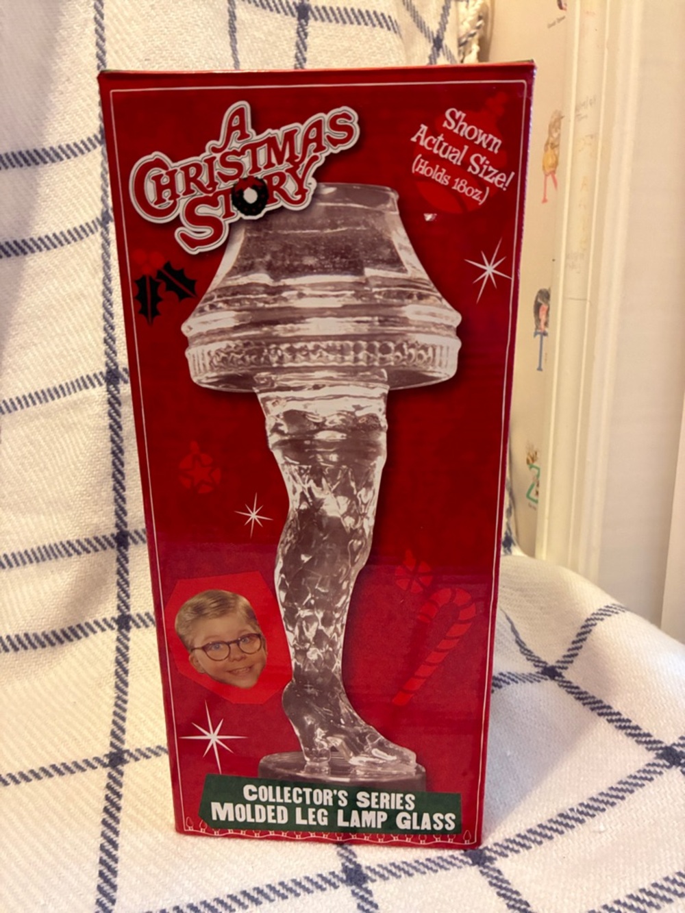New! Christmas Story leg lamp 18 oz glass